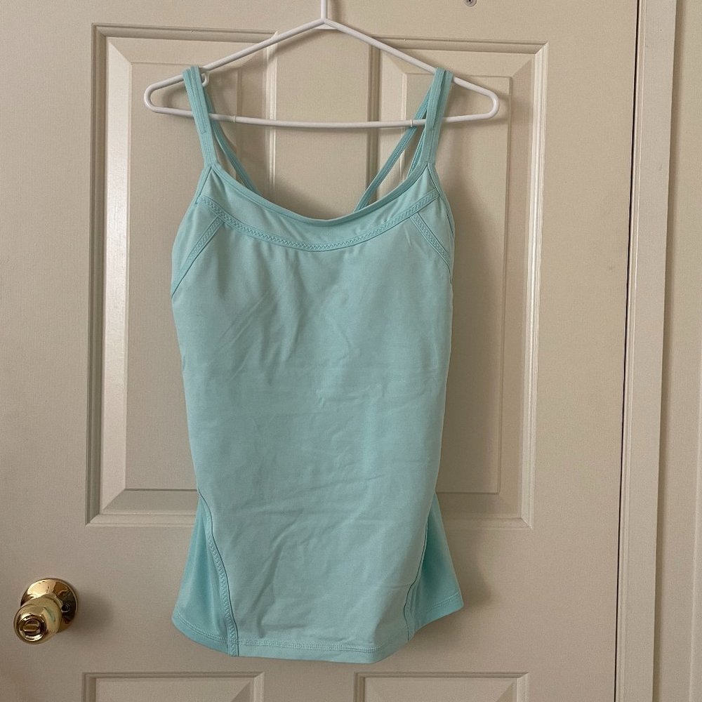 Lululemon Turquoise Workout Top Size 10